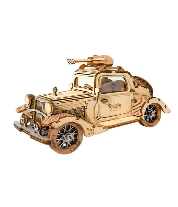 Vintage Car | 3d wooden puzzle | Holz Wunder - Holz Wunder
