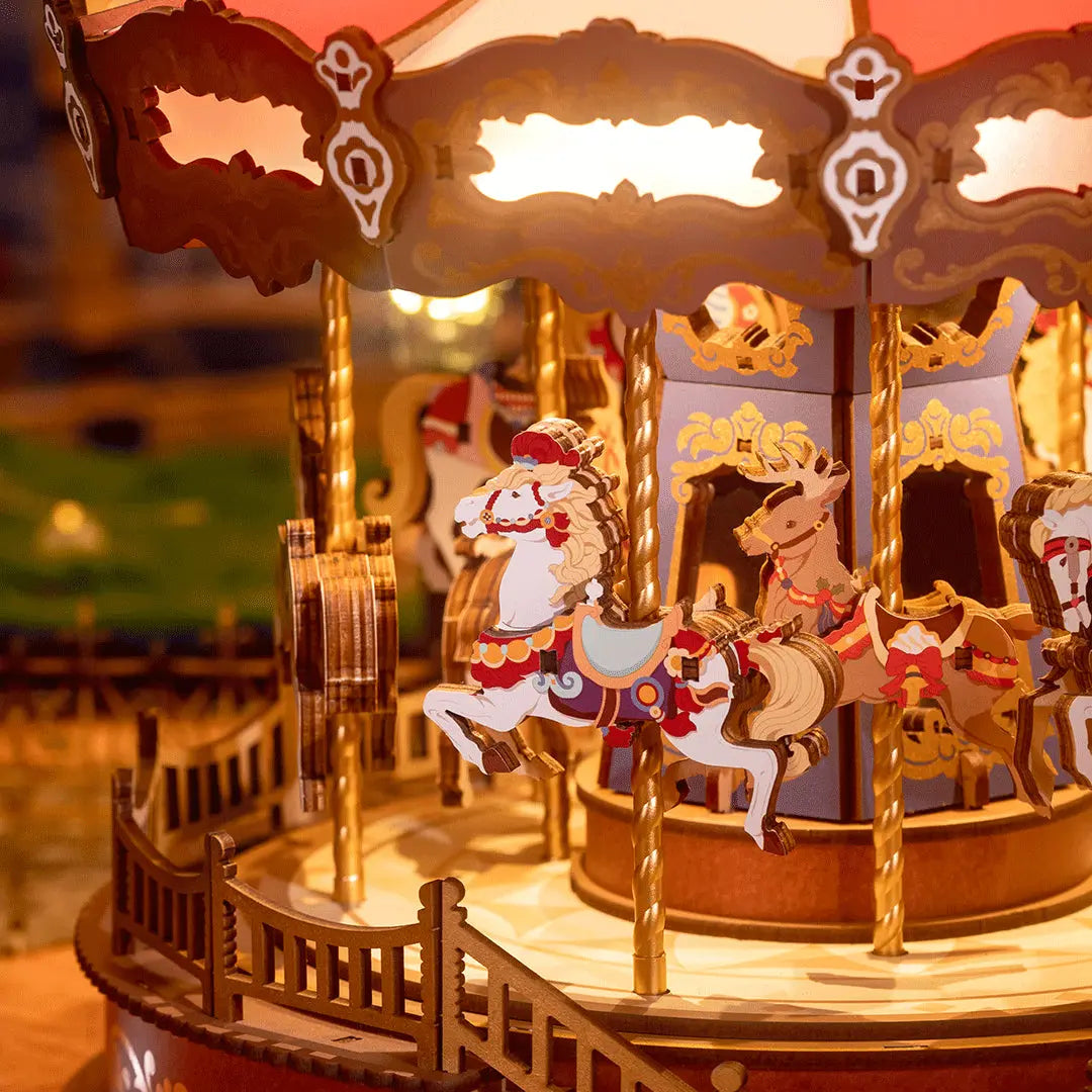 Artisan Carousel Puzzle - Holz Wunder