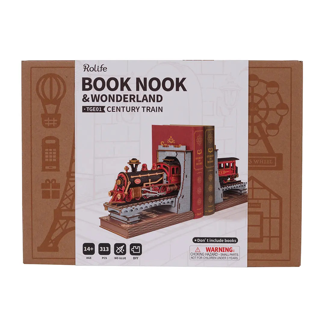 Century Train - Book Nook - Holz Wunder